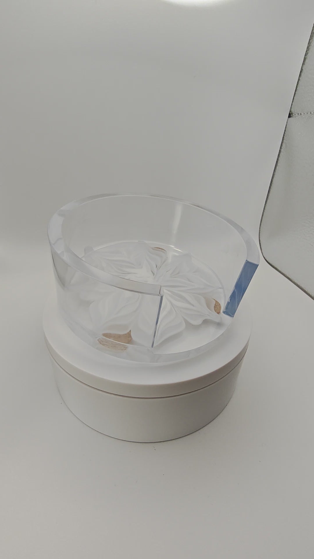 Floral Resin Coaster Set: Colorful Flower Designs with White Bloom Stand